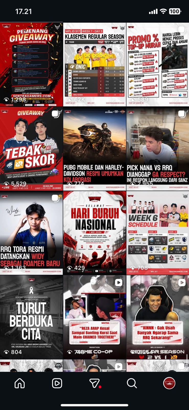 IG Content Feed Lanjutan